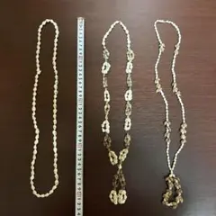 シェルネックレス３点セット