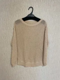 【N.】ナチュラルビューティーベーシック　トップス　メッシュ ニットのサムネイル