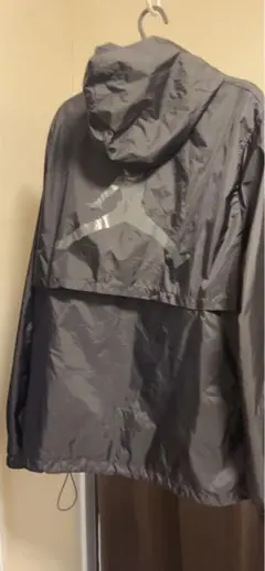 JORDAN フード付きナイロンジャケット XL グレー