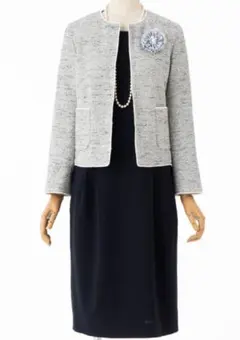 ビューティーアンドユースユナイテッドアローズ　ワンピース、ジャケット、コサージュ