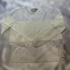 ZARA KNIT シアー 長袖カットソーのサムネイル