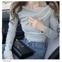 GRL dk1261 3Wayドレープカシュクールトップス