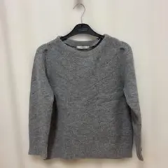 ANAYI グレー 長袖ニットセーター