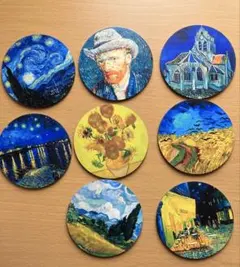ゴッホ名画コースター8枚セット