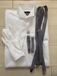 新郎5点セット GENTRIND フォーマルシャツセット 【Lサイズ】