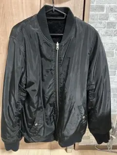 ブラック ボンバージャケット