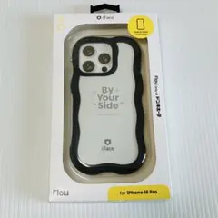 【新品】iFace Flou iPhone 16 Proケース ブラック