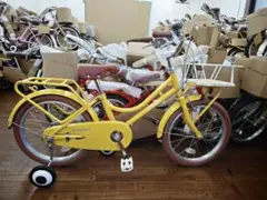 室内使用のみ　ミッフィー自転車　14インチ　補助ハンドル付き　引き取り限定 室内使用のみ ミッフィー自転車 14インチ 補助ハンドル付き 引き取り