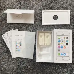 iPhone5S 空箱 有線イヤホンケース付き