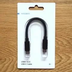 Thunderbolt 5 / 4　USB 4　Type-C　ショート ケーブル