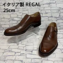 未使用級 イタリア製 リーガル REGAL キャップトュ ビジネスシューズ