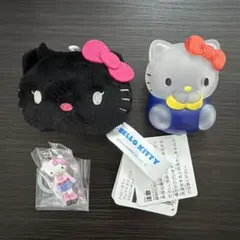 ハローキティ サンリオ　ガチャガチャ やわもっち クリア　マスコット　あしなが