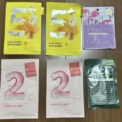 フェイスマスク6点セット　ナンバーズイン5.2他