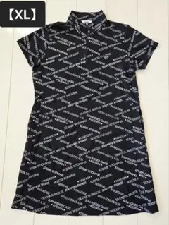 【美品】Kolwin ロゴプリント ハーフジップワンピース XL