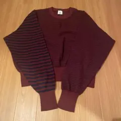 シアーボーダークルーネックプルオーバー