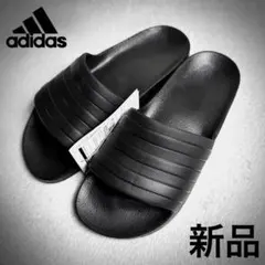 【26.5cm】adidasサンダル　アディレッタ　アディダス　オールブラックのサムネイル