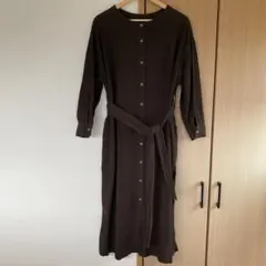 【B:MING by BEAMS】ブラウン 2way ワンピース 秋 冬