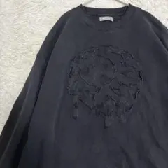 SALE‼️ MISHKA トレーナー　黒　XL 長袖　スウェット　大きいサイズのサムネイル