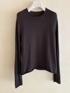 LABEL UNDER CONSTRUCTION カシミヤシルクニットチャコール