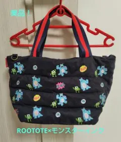 ROOTOTE×モンスターインク刺繍のトートバッグ