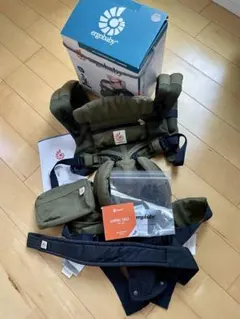 美品　ergobaby OMNI 360 ベビーキャリア オリーブグリーン