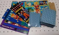 ドラゴンボールZ アマダ ミニカード　 未開封28個　レアカード　当たり3個 アマダドラゴンボールZ ミニカード 未開封束 28枚アルバム3種ビニール