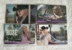 BLACKPINK　ロゼ　ROSE トレカ 韓国限定 4枚セット No.178