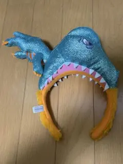 ユニバ　カチューシャ　恐竜　ラメ