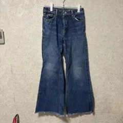 SLY JEANS カットオフ　フレアデニムパンツ
