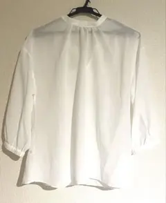 GUブラウス 前後2way シースルートップス