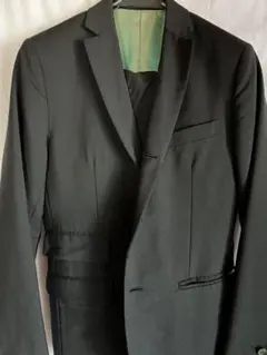 blue dress ブラック　ジャケット