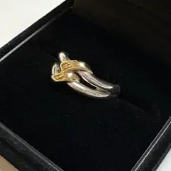 ヴァンドーム　4°C　K10　シルバー　コンビ　リング