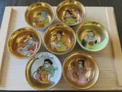 九谷焼 特撰 御盃 3個セット 春画 盃 杯 飾り皿 金彩 箱付き 九谷焼 特撰 御盃 3個セット 春画 盃 杯 飾り皿 金彩 箱付き - メルカリ