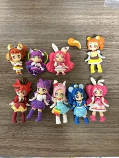キラキラプリキュアアラモード　 フィギュア ぷりきゅーと他