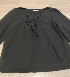 【お値下げ】レディース　ブラウス　シフォン　フリル　フォーマル　オフィス　♡