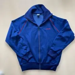 【値下げ】ビンテージ　adidas ネイビー ジップアップジャージ