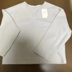 【新品タグ付】unitedarrowsニードルジャージー Vネックプルオーバー