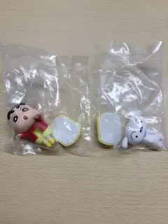 クレヨンしんちゃんくっつきマスコット シロ フィギュア ガチャ 匿名配送即日発送