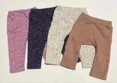 裏起毛　パンツ　ズボン　80 UNIQLO フタフタ　バースデイ　保育園着