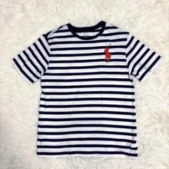 ポロラルフローレン ビッグポニー 刺繍 ボーダーTシャツ　キッズ 170 XL