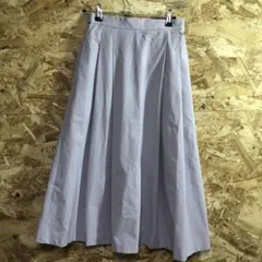 【 2501番】UNIQLO ドライストレッチタックフレアスカート ハイウエスト