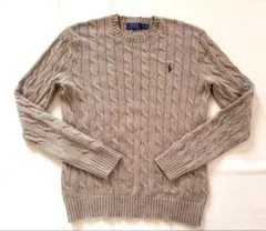 XS POLO RALPH LAUREN ケーブルニット　ラルフローレン