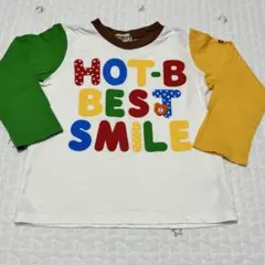 100cm ホットビスケッツ ミキハウス 長袖Tシャツ