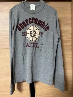 abercrombie グレー ロングTシャツ Sサイズ