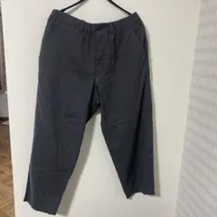 s'yte メンズM グレー ワイドパンツ ゴムウエスト