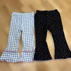 フレアパンツ 2点セット
