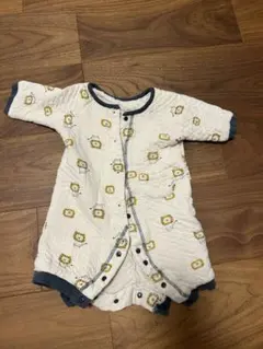 ライオン柄ロンパース キルティングロンパース60-70cm