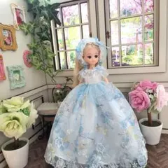 リカちゃん 22センチドール服 ハンドメイド ドレスセット no.2761