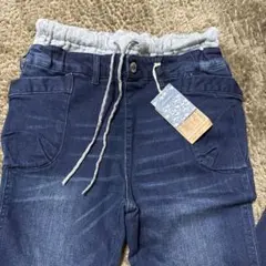 最終値下げ→新品未使用タグ付ライムストレッチデニム