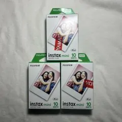 FUJIFILM instax mini インスタントフィルム 3パック